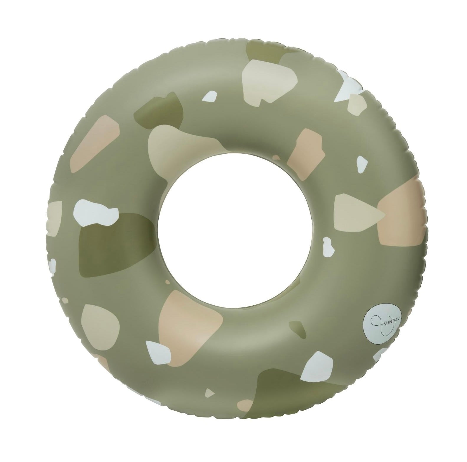 TERRAZZO OVERSIZED POOL TUBE- OLIVE